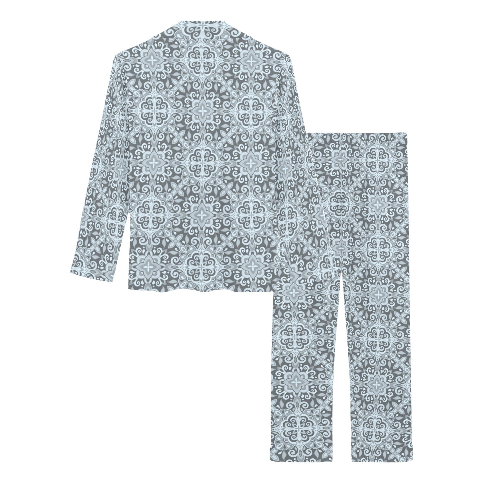 Traditional indian element pattern Women's Long Pajama Set