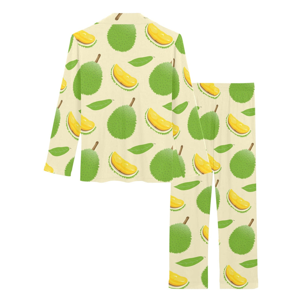 Durian pattern Women's Long Pajama Set